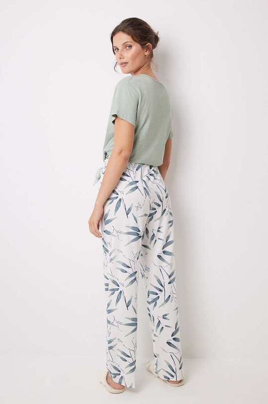 Pyžamové kalhoty women'secret MIX AND MATCH CEREMONY zelená 3708448