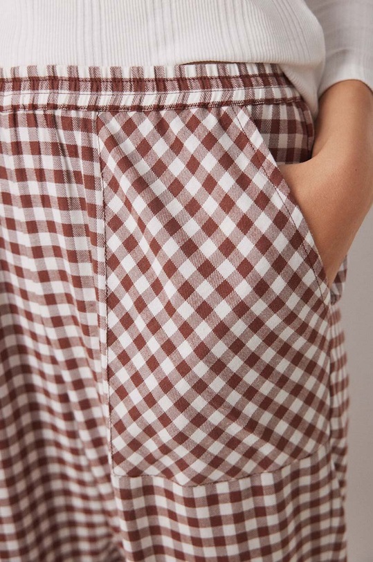 Oblečení Pyžamové kalhoty women'secret MIX AND MATCH SUNDAY BRUNCH 3708452 hnědá