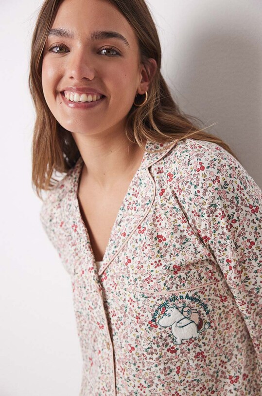 Îmbrăcăminte women'secret pijamale de bumbac 3138562 roz