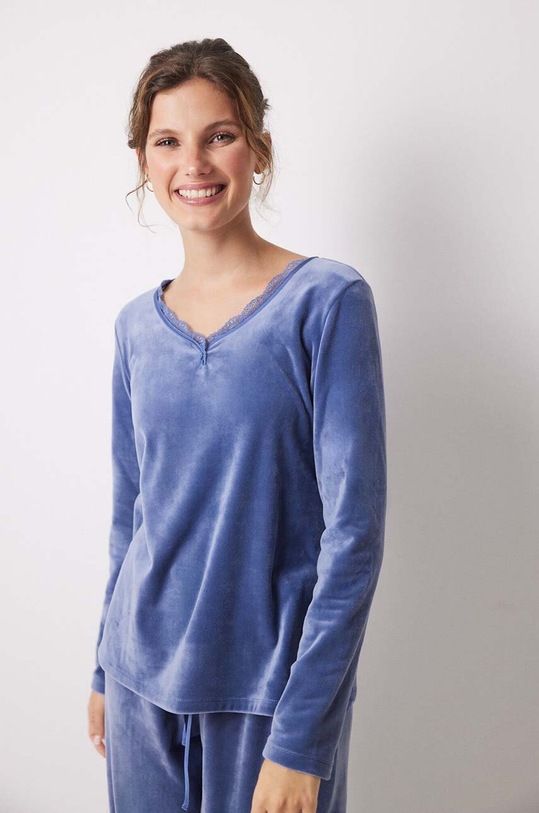 women'secret piżama SOFT TOUCH FRANCHISEE 3598066 niebieski AW24