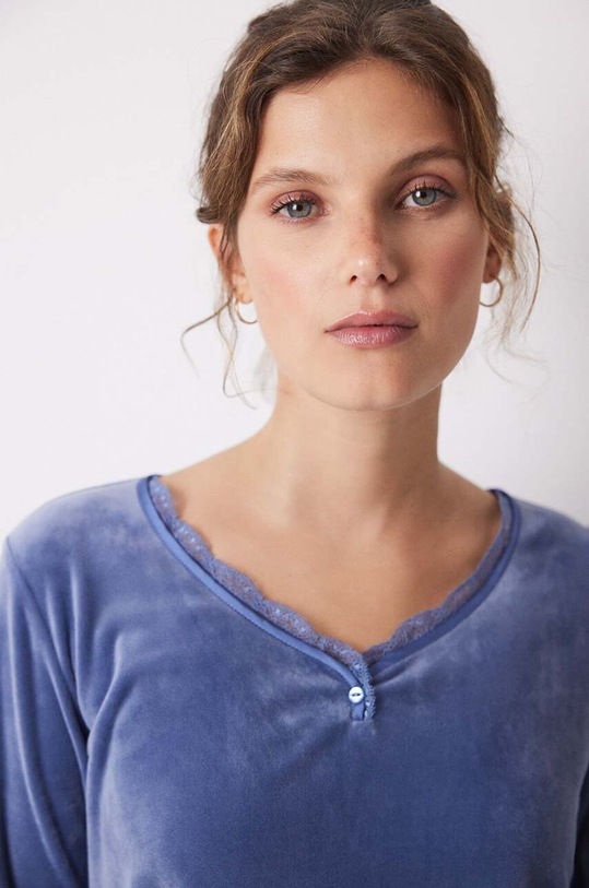 Odzież women'secret piżama SOFT TOUCH FRANCHISEE 3598066 niebieski