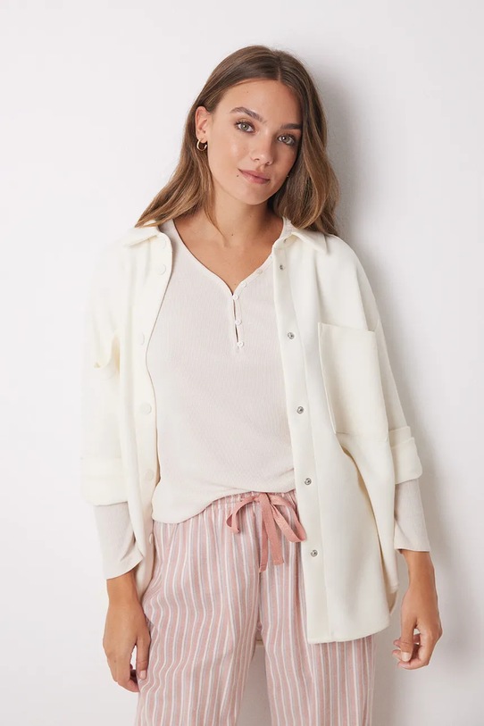 Піжамний лонгслів women'secret MIX AND MATCH BRUMMELL 3278411 бежевий