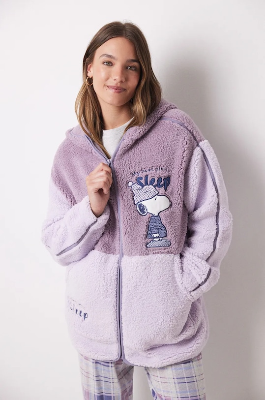 Халат women'secret Snoopy трикотаж розовый 4418919