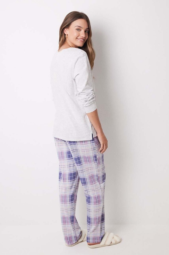 women'secret pigama in lana Snoopy 3138564 grigio