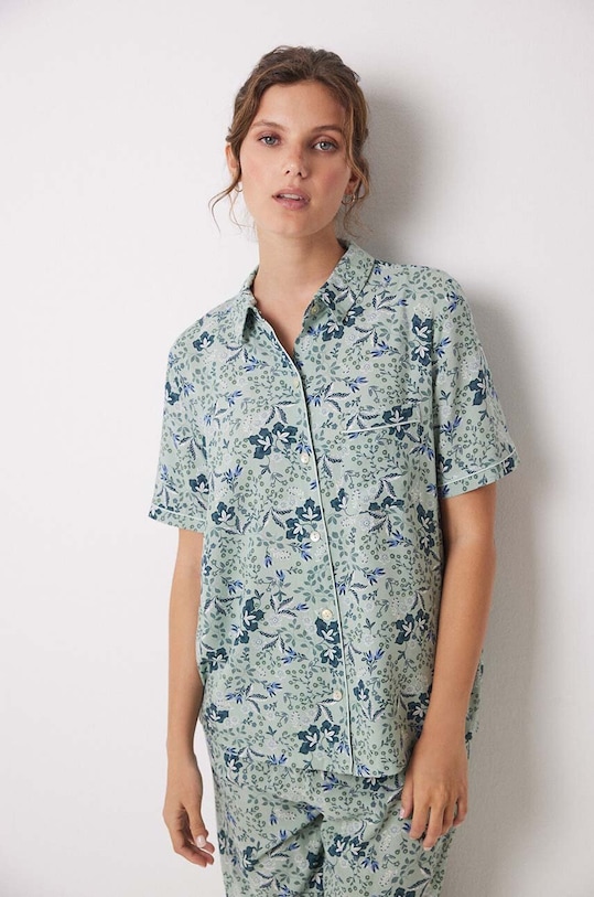 women'secret pijama MIX AND MATCH CEREMONY 4858809 verde AW24