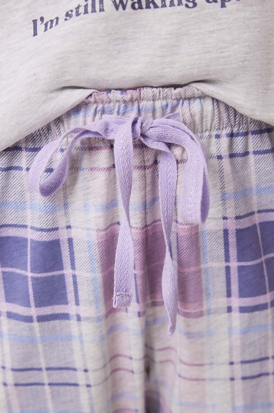 Bavlnené pyžamo women'secret Snoopy sivá 3138566