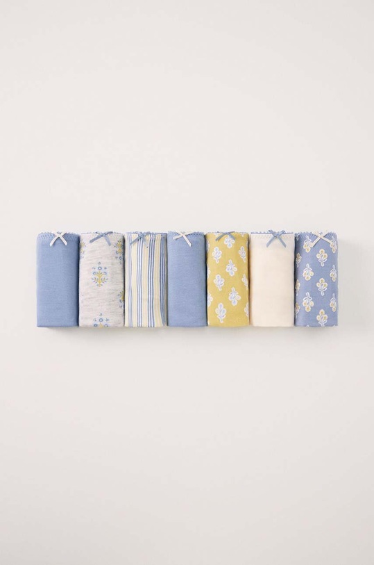 Βαμβακερά εσώρουχα women'secret 7-pack λεπτό μοτίβο κίτρινο 4938293