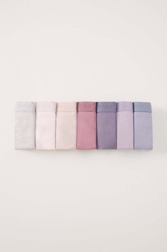 Tanga women'secret 7-pack tanga vícebarevná 4938291