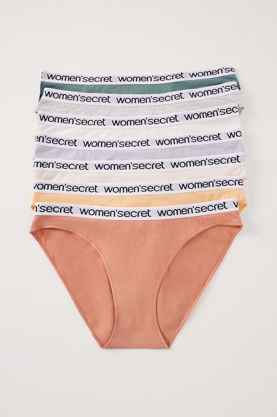Бавовняні труси women'secret 7-pack 4938294 барвистий AW24