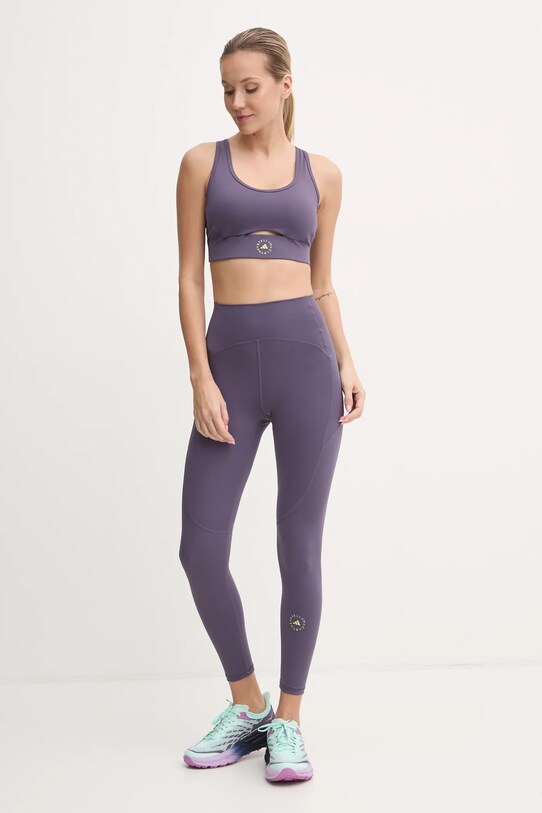 adidas by Stella McCartney biustonosz sportowy TrueStrenght IW6374 fioletowy AW24