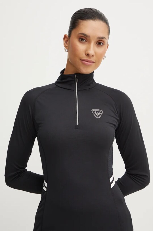 Rossignol longsleeve funcțional Poursuite Sporturi de iarnă negru RLMWL02