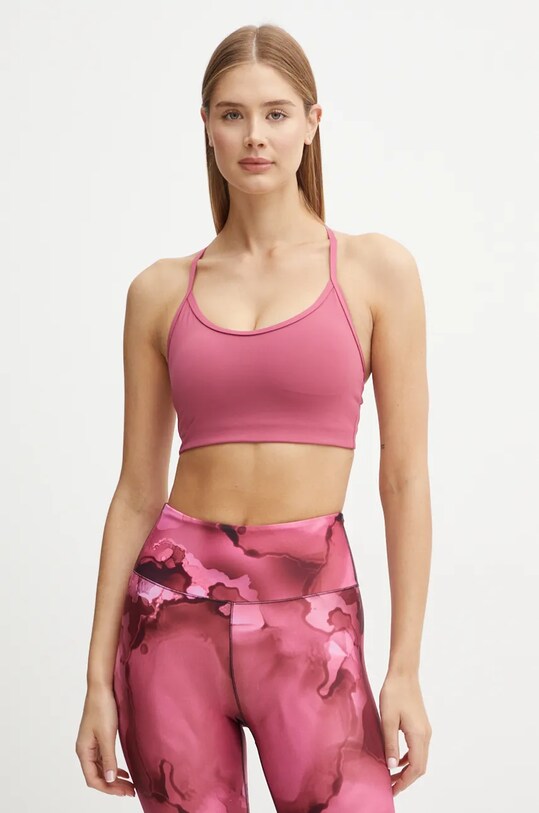 Бюстгальтер для йоги Casall Sleek Strappy розовый 24181
