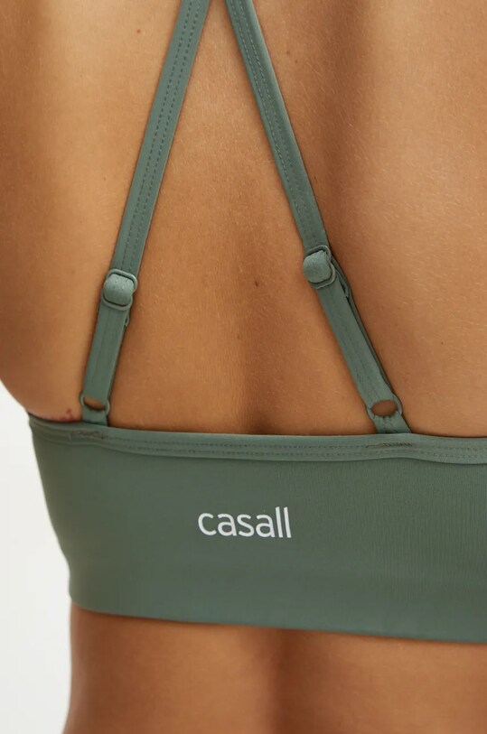 Бюстгальтер для йоги Casall Sleek Strappy 24181 зелений