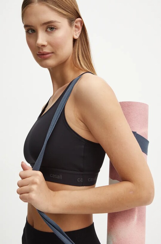 Casall sutien yoga Graphic moale negru 24285.