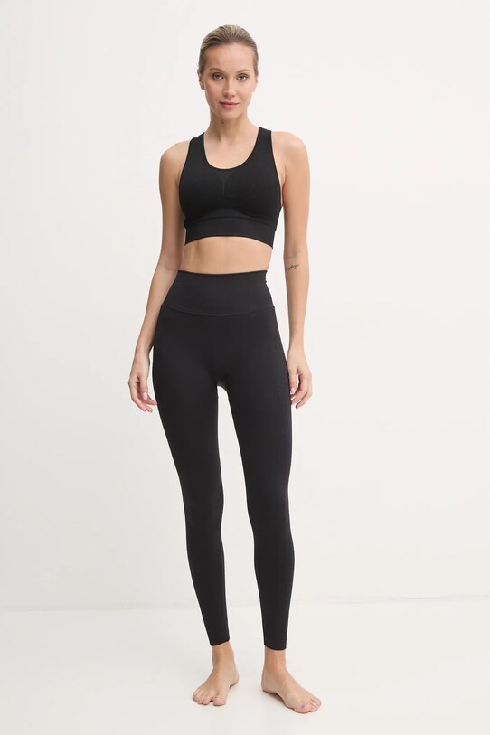 Бюстгальтер для йоги Casall Seamless Soft 24191 чорний AW24