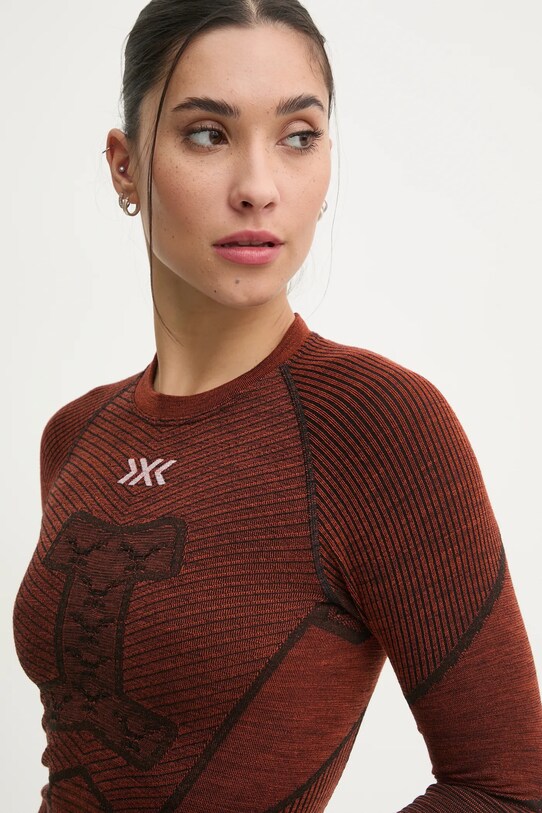 X-Bionic longsleeve funcțional Symbio Merino portocaliu XM.YTB2W24W