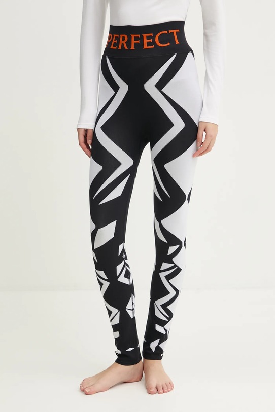 Funkční legíny Perfect Moment Perfect Jacquard zimní sporty černá W3001115.2213
