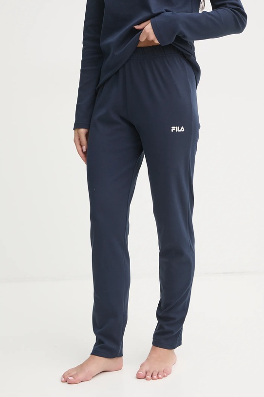 Bavlněné pyžamo Fila námořnická modř FPW4189