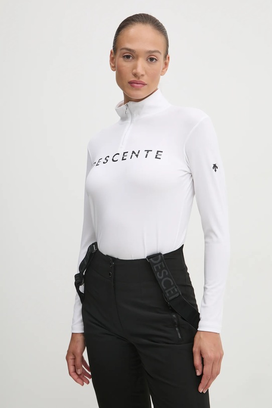 Descente funkcionális hosszú ujjú ing téli sportok fehér DWWYGB30