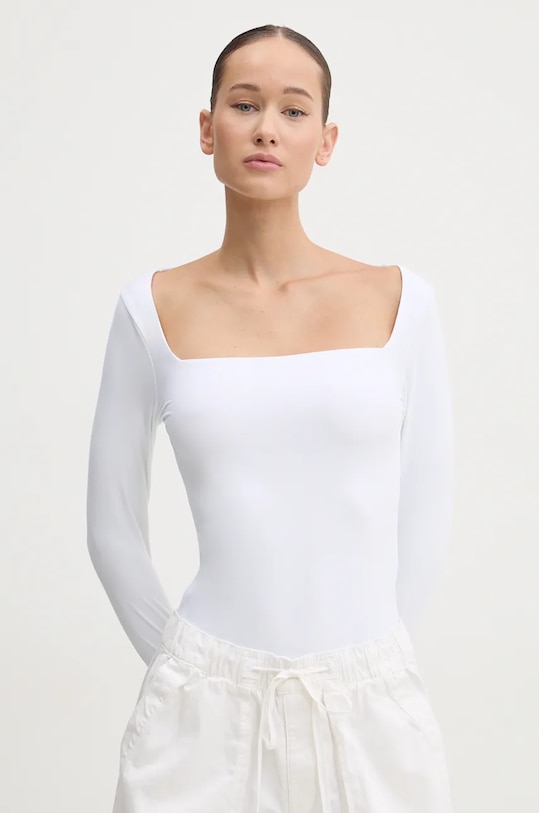 Боди Abercrombie & Fitch бял KI139.4632.100