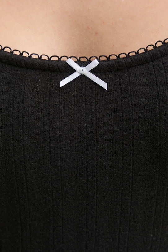 Pyžamový top Abercrombie & Fitch KI146.4046.900 čierna