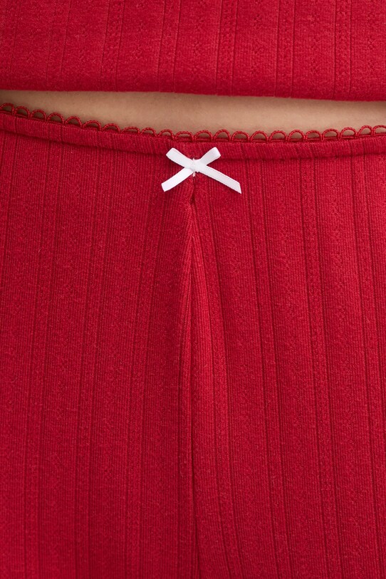 Παντελόνι πιτζάμας Abercrombie & Fitch μπορντό KI146.4085.501