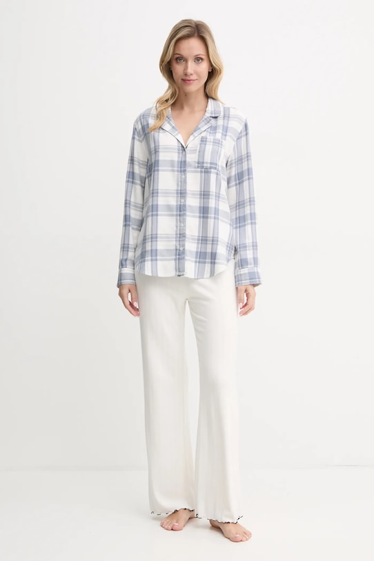 Hollister Co. camasa de pijama KI346.4058.110 albastru AW24