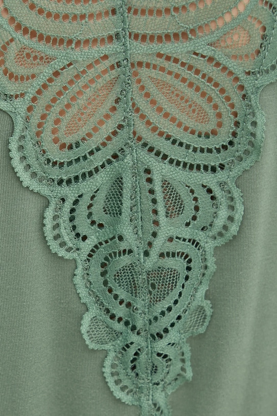 Kućni ogrtač Chantelle FEMILET FNAKV0 zelena