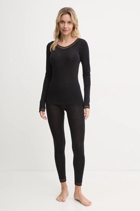 Chantelle longsleeve din lână FEMILET FN1584 negru AW24
