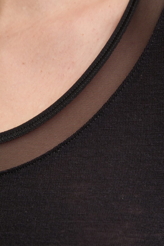 Chantelle longsleeve din lână FEMILET FN1584 negru