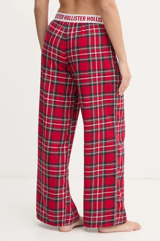 Odzież Hollister Co. spodnie piżamowe KI346.4040.505 czerwony