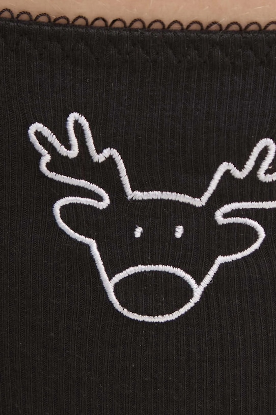 Oblečenie Brazílske nohavičky United Colors of Benetton 37AH1S02H čierna