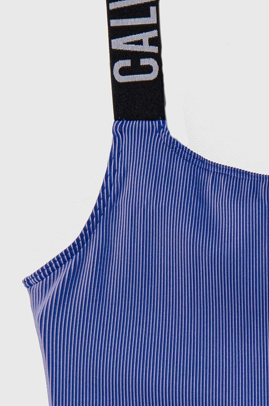 Fete Calvin Klein Jeans costum de baie dintr-o bucată pentru copii KY0KY00089C86.9BYH albastru