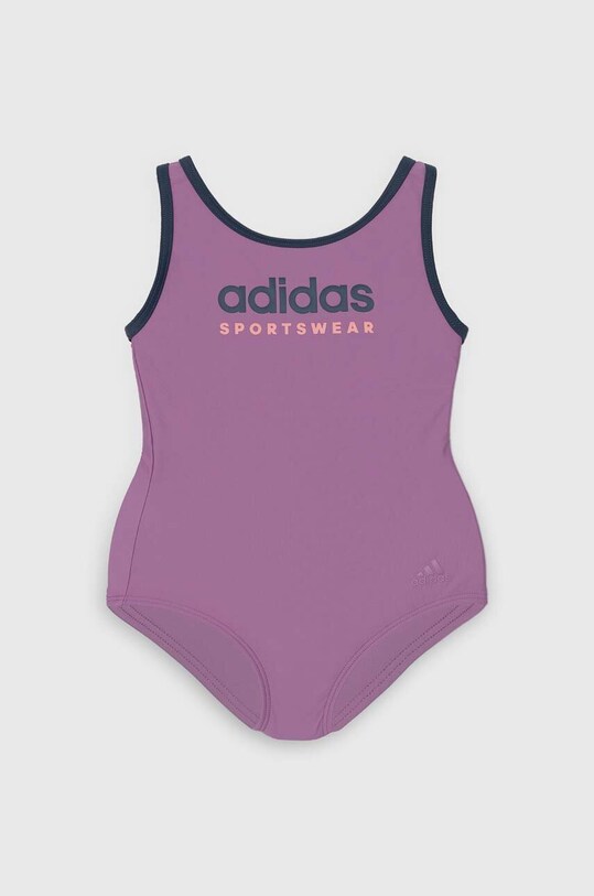 adidas Performance costum de baie dintr-o bucată pentru copii SPW UBSUITIDS moale violet IT2717