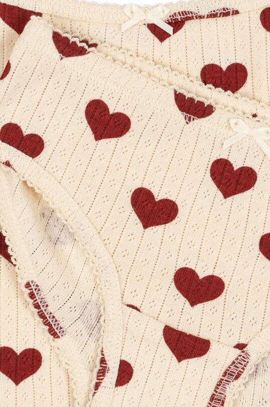 Fete Konges Sløjd compleu copii MINNIE UNDERWEAR GOTS KS101613 bej