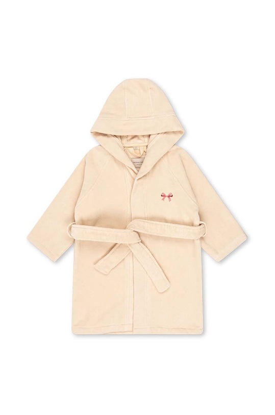 Konges Sløjd szlafrok bawełniany dziecięcy TERRY BATHROBE GOTS KS10170.G beżowy AW24