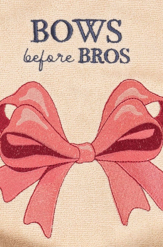 Konges Sløjd szlafrok bawełniany dziecięcy TERRY BATHROBE GOTS beżowy KS10170.G