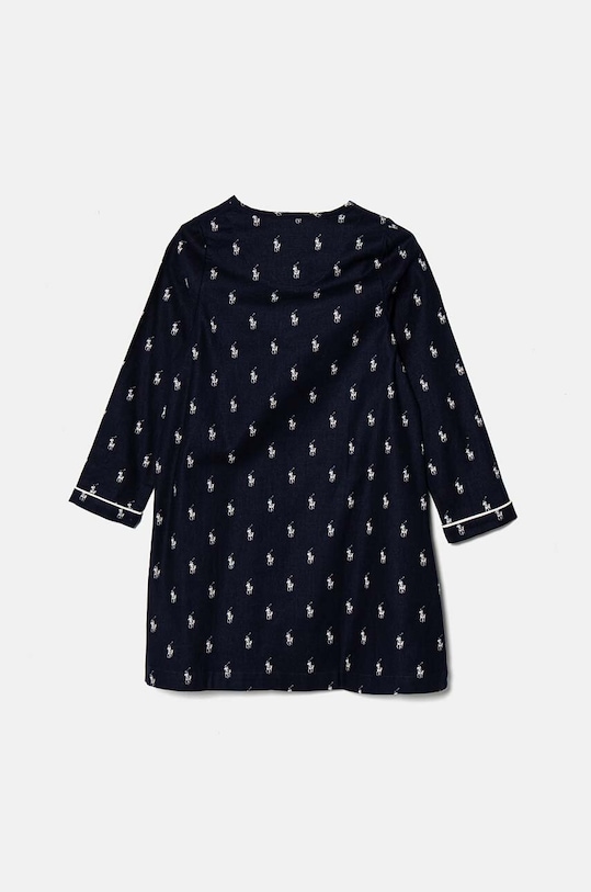 Polo Ralph Lauren koszula nocna bawełniana dziecięca 4P0197 granatowy AW24