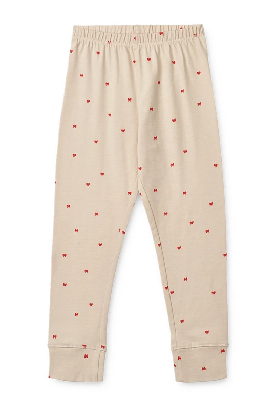 Κοριτσίστικα Παιδικές βαμβακερές πιτζάμες Liewood Wilhelm Printed Pyjamas Set LW19854.G κόκκινο