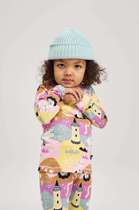 Reima bielizna funkcyjna dziecięca Moomin Trivsam Planet friendly różowy 5200021B.G.9BYH