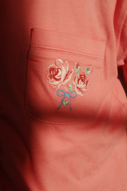 Konges Sløjd pijamale de bumbac pentru copii PIO FRILL SET GOTS KS102059