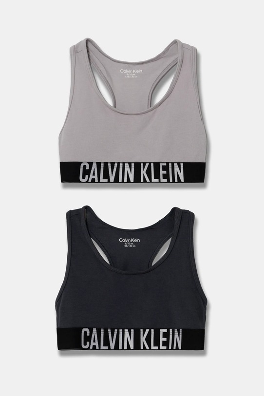 Παιδικό σουτιέν Calvin Klein Underwear 2-pack μαλακό γκρί G80G800700.9BYH