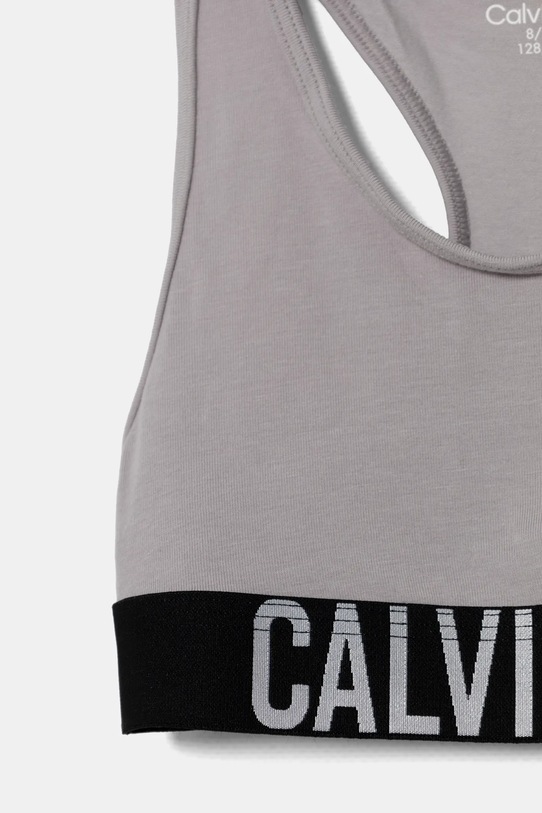 Dziewczynka Calvin Klein Underwear biustonosz dziecięcy 2-pack G80G800700.9BYH szary