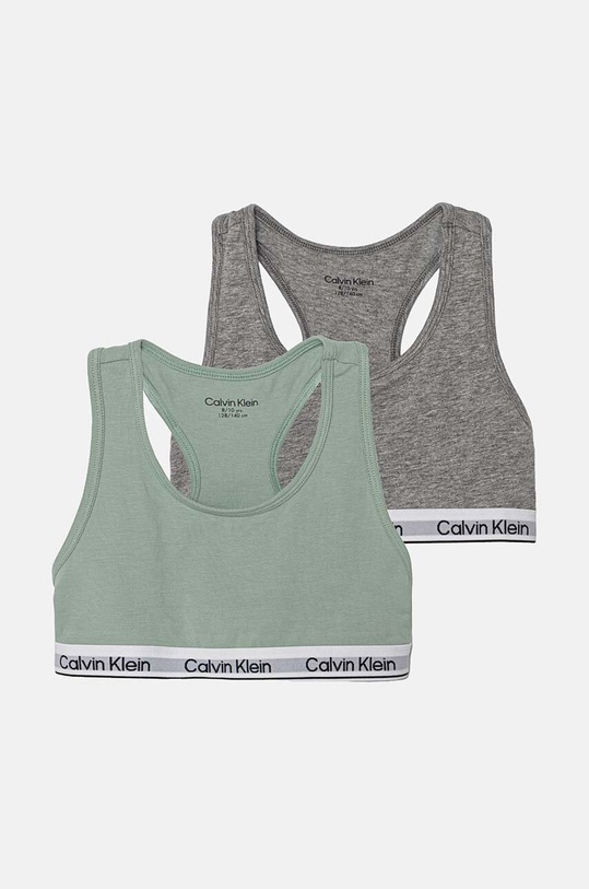 Calvin Klein Underwear biustonosz sportowy 2-pack miękka szary G80G800710.9BYH