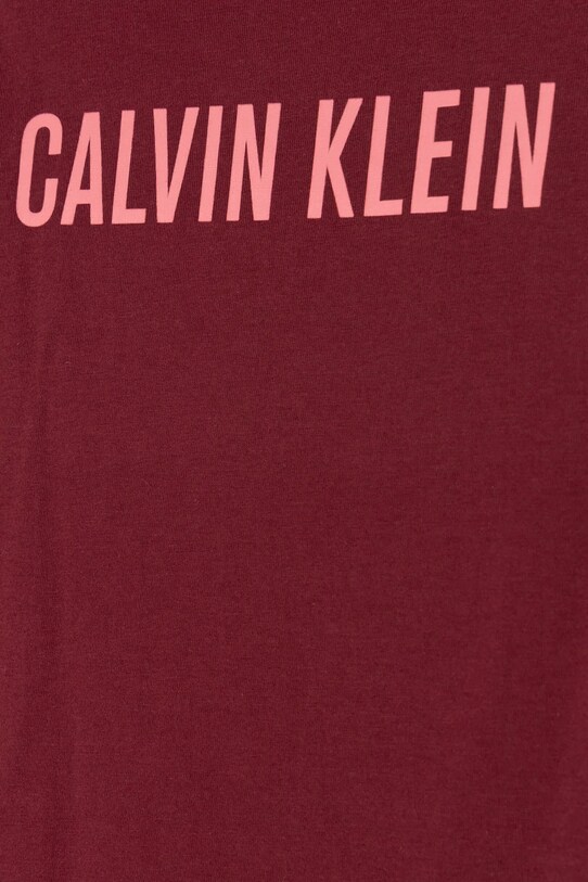 Fete Calvin Klein Underwear pijamale de bumbac pentru copii G80G800716.9BYH burgundia