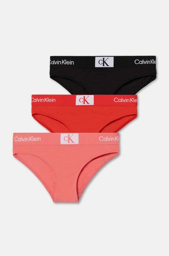 Calvin Klein Underwear figi dziecięce 3-pack 3-pack różowy G80G800699.9BYH