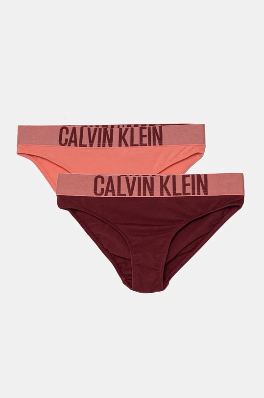 Dětské kalhotky Calvin Klein Underwear 2-pack 2-pack burgundské G80G800701.9BYH