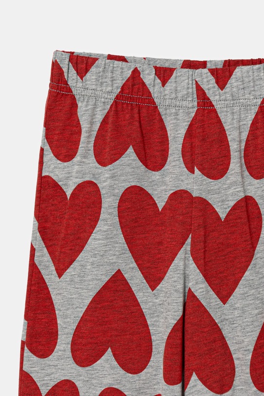 Dziewczynka United Colors of Benetton piżama bawełniana dziecięca 3MR70P072.G.Seasonal szary