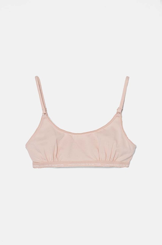 Dievča Detská podprsenka United Colors of Benetton 2-pak 3MC10R1IN.G.Seaso.9BYH sivá