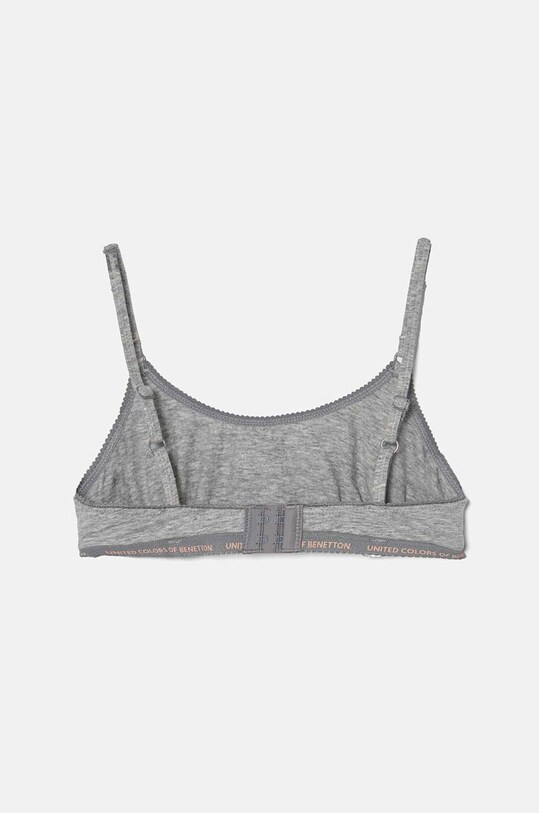 Detská podprsenka United Colors of Benetton 2-pak sivá 3MC10R1IN.G.Seaso.9BYH